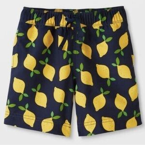🆕NWT Hanna Andersson Boys Swim Trunks — Lemon — Size 150 / US 12 — Navy/Yellow